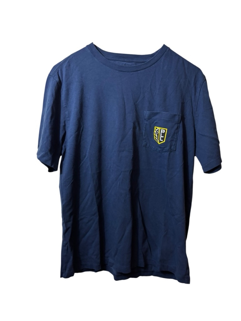 Pocket Logo Crewneck T-Shirt - Navy vineyard vines medium lacrosse